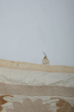 Hand-Embroidered Suzani Wall Hanging & Tablecloth 4'3'' x 4'6''