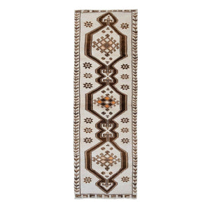Vintage Herki Runner Rug 3'10'' x 12'1''