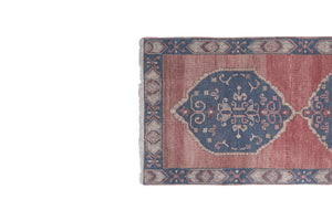 Vintage Turkish Runner Rug 3'3'' x 8'6''