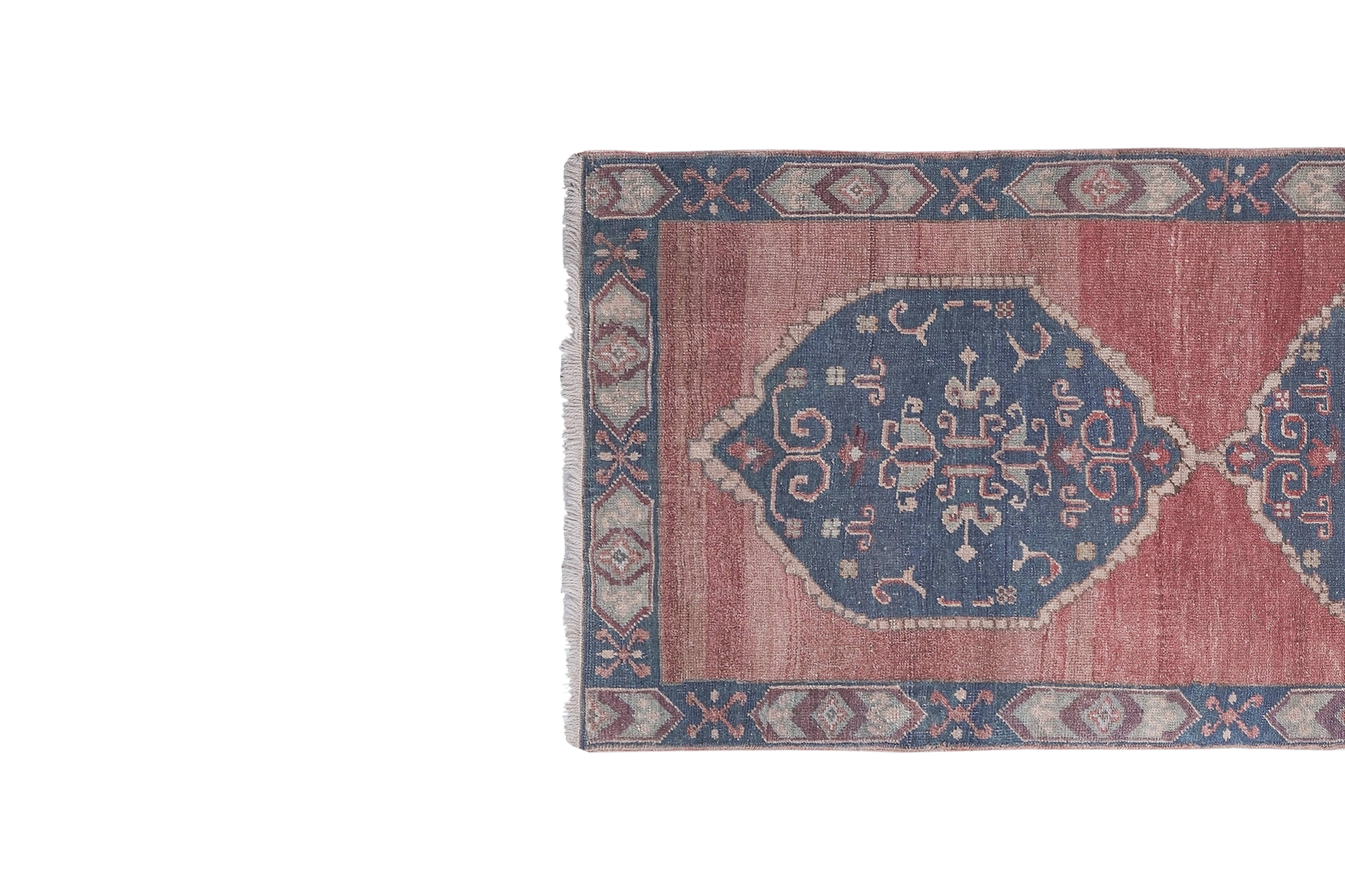 Vintage Turkish Runner Rug 3'3'' x 8'6''