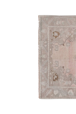 Vintage Oushak Rug 5'6'' x 8'7''