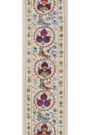 Bird Suzani Table Runner | 1'9'' x 6'2''