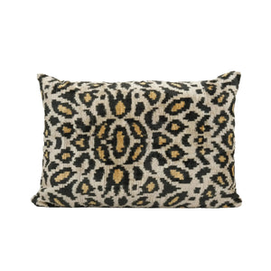 Silk Ikat Velvet Pillow Cover | 16'' x 24''