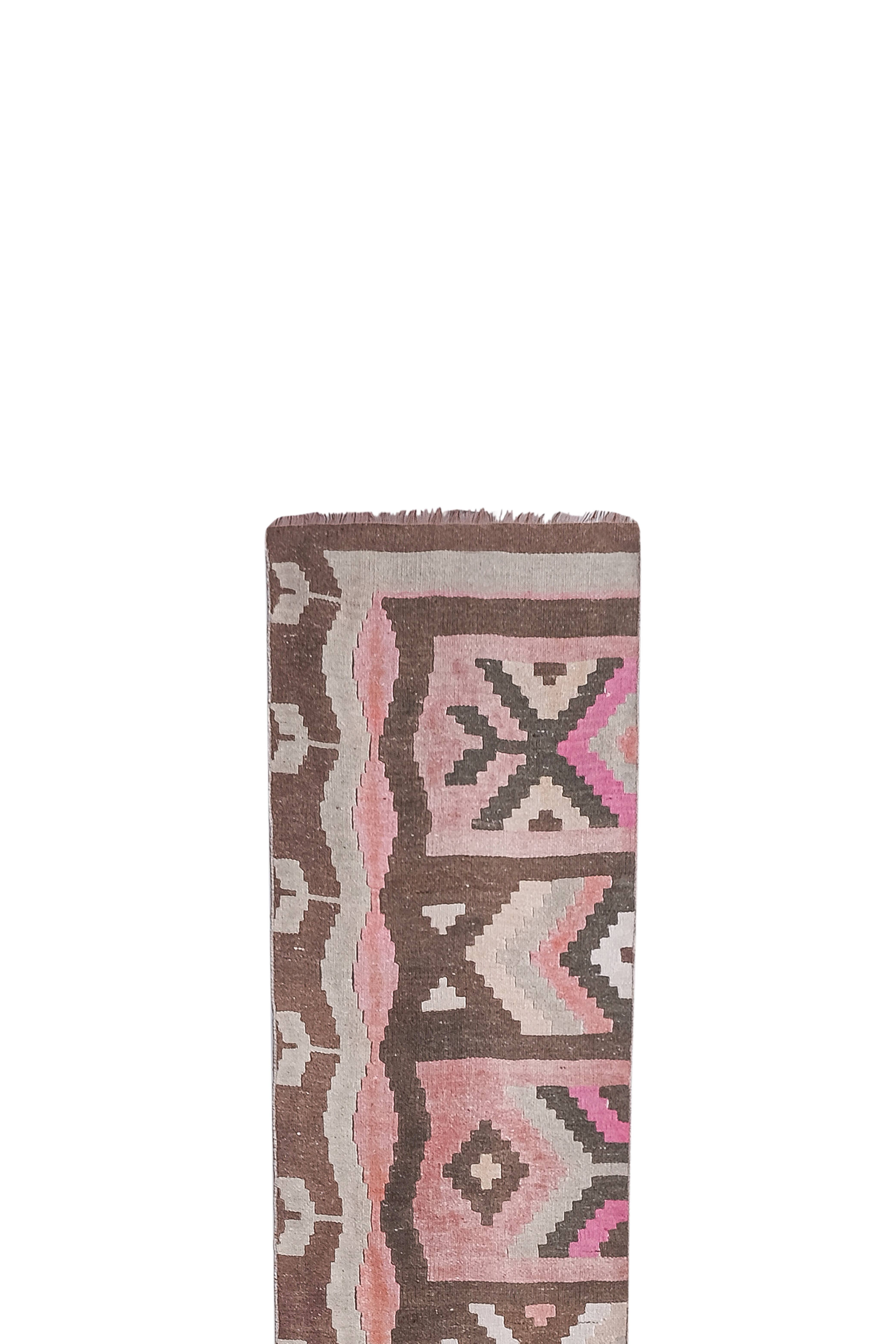 Vintage Turkish Kilim Runner 2'5'' x 20'8''