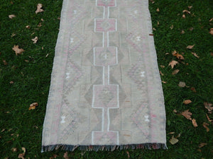 Vintage Herki Kilim Runner 2'11'' x 9'7''