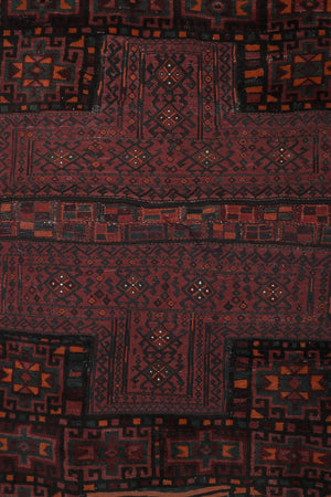 Vintage Turkish Anatolian Rug 3'5'' x 9'1''