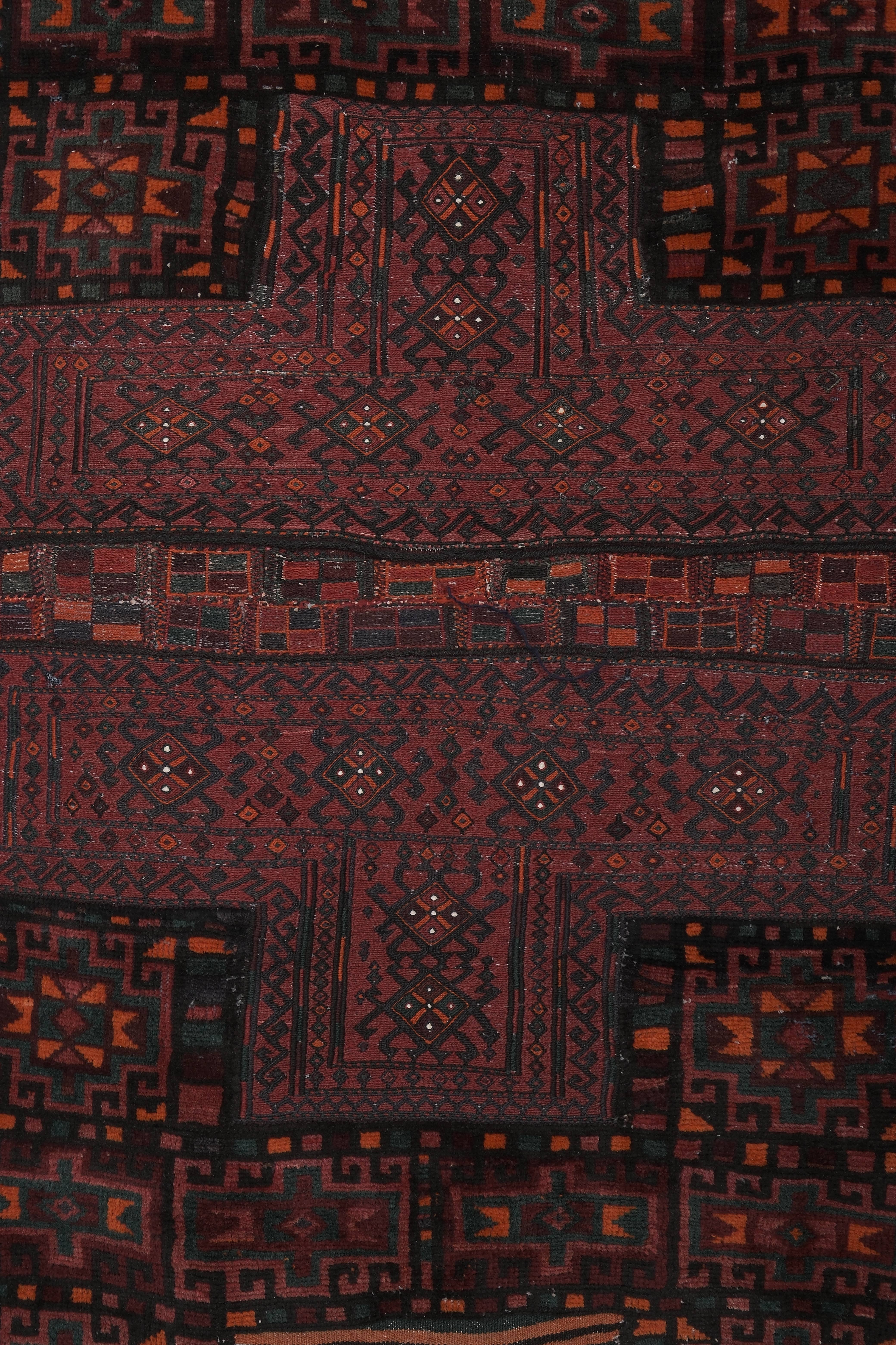 Vintage Turkish Anatolian Rug 3'5'' x 9'1''