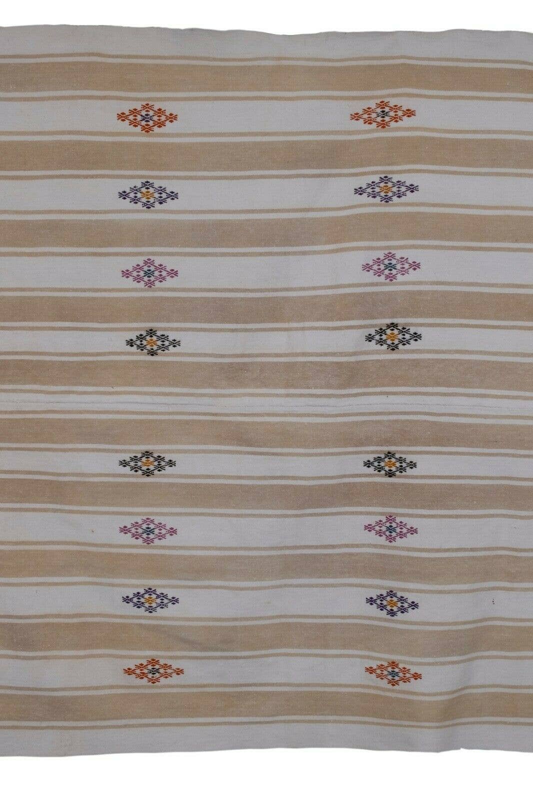 Vintage Turkish Kilim Rug 6'8'' x 8'1''