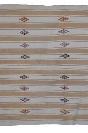 Vintage Turkish Kilim Rug 6'8'' x 8'1''