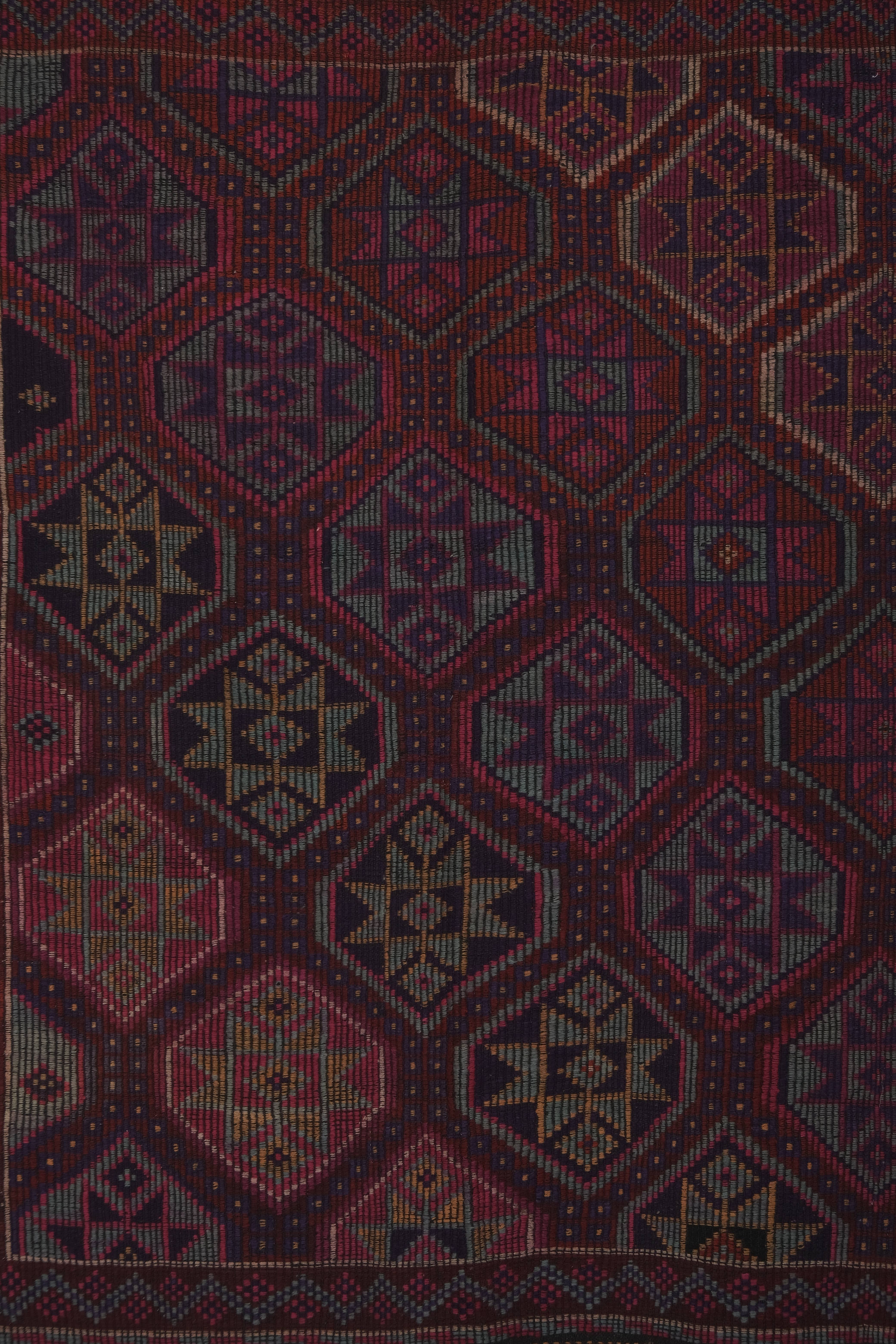 Vintage Turkish Kilim Rug 5'9'' x 8'3''
