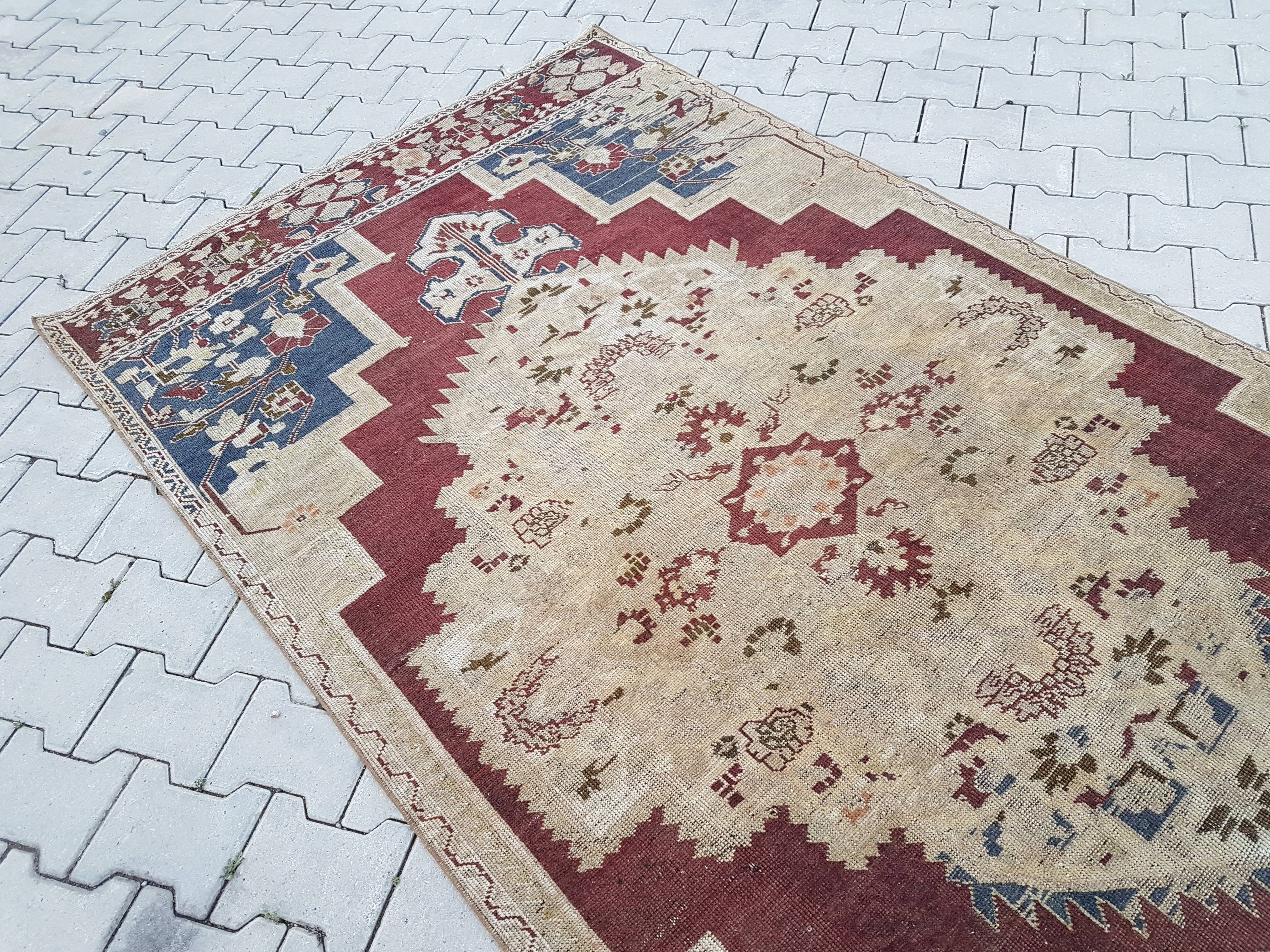 Vintage Turkish Anatolian Rug 4'7'' x 8'11''