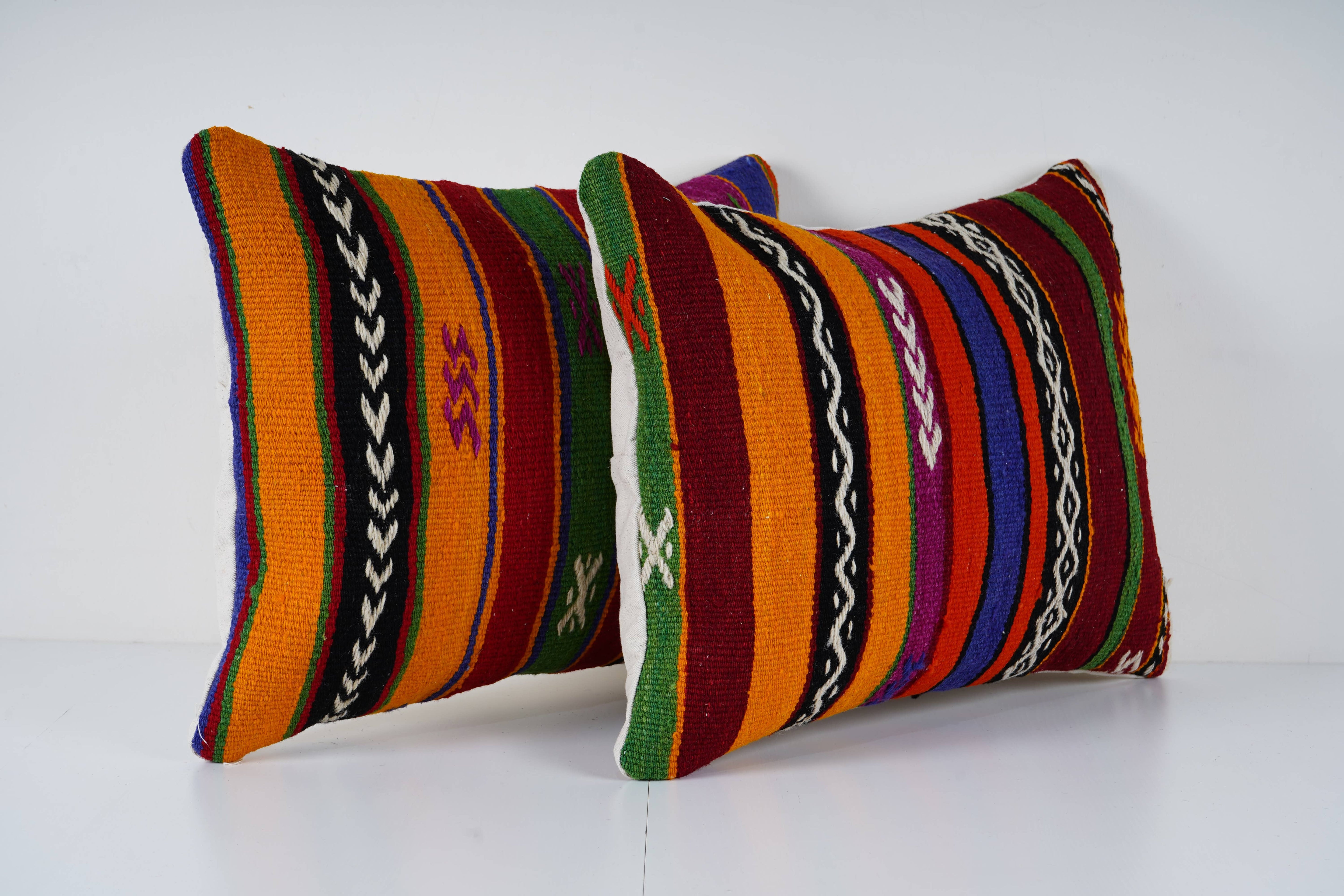 Kilim Pillow Cover Set of 2 | 18'' x 24''