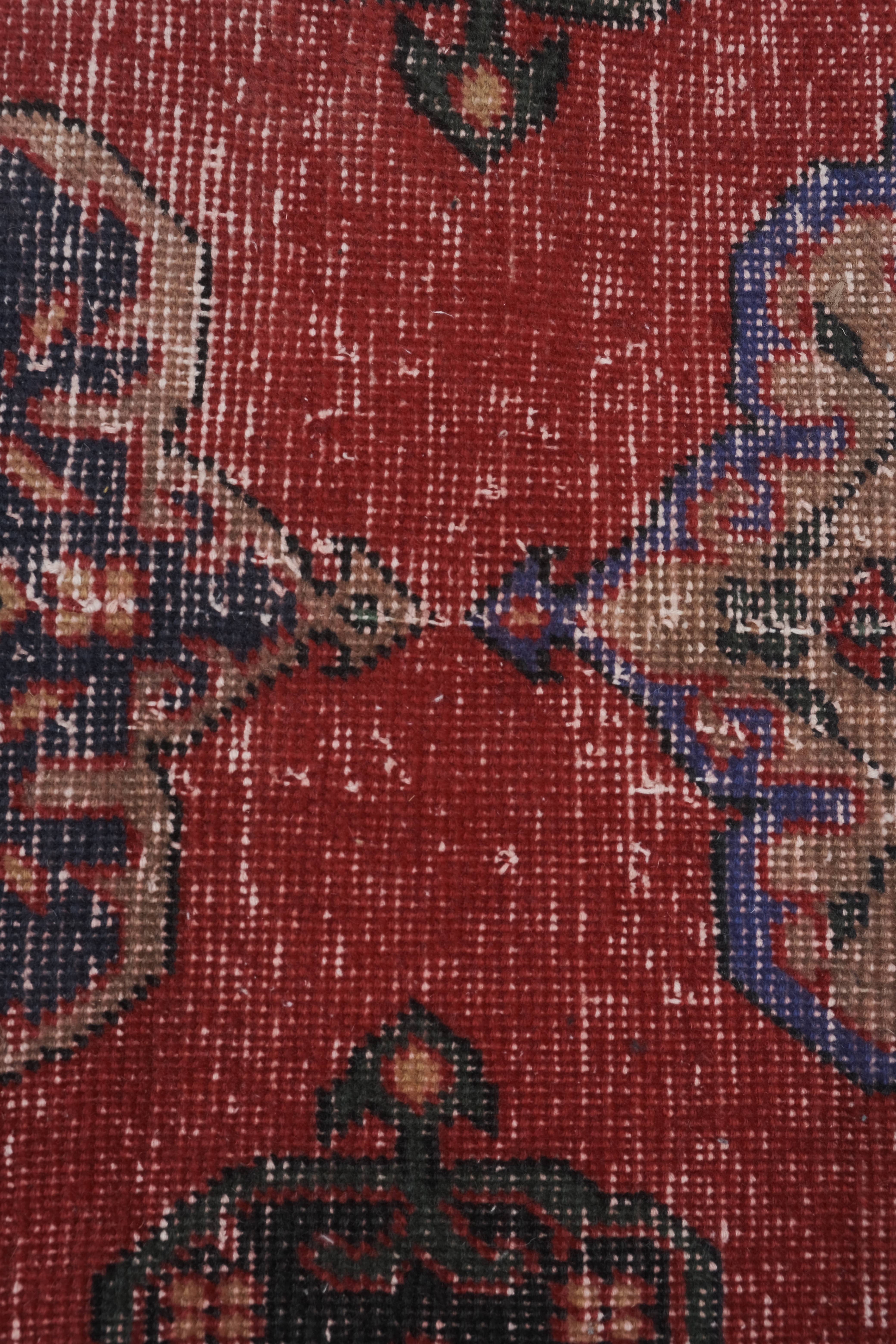 Vintage Turkish Runner Rug 2'1'' x 12'4''