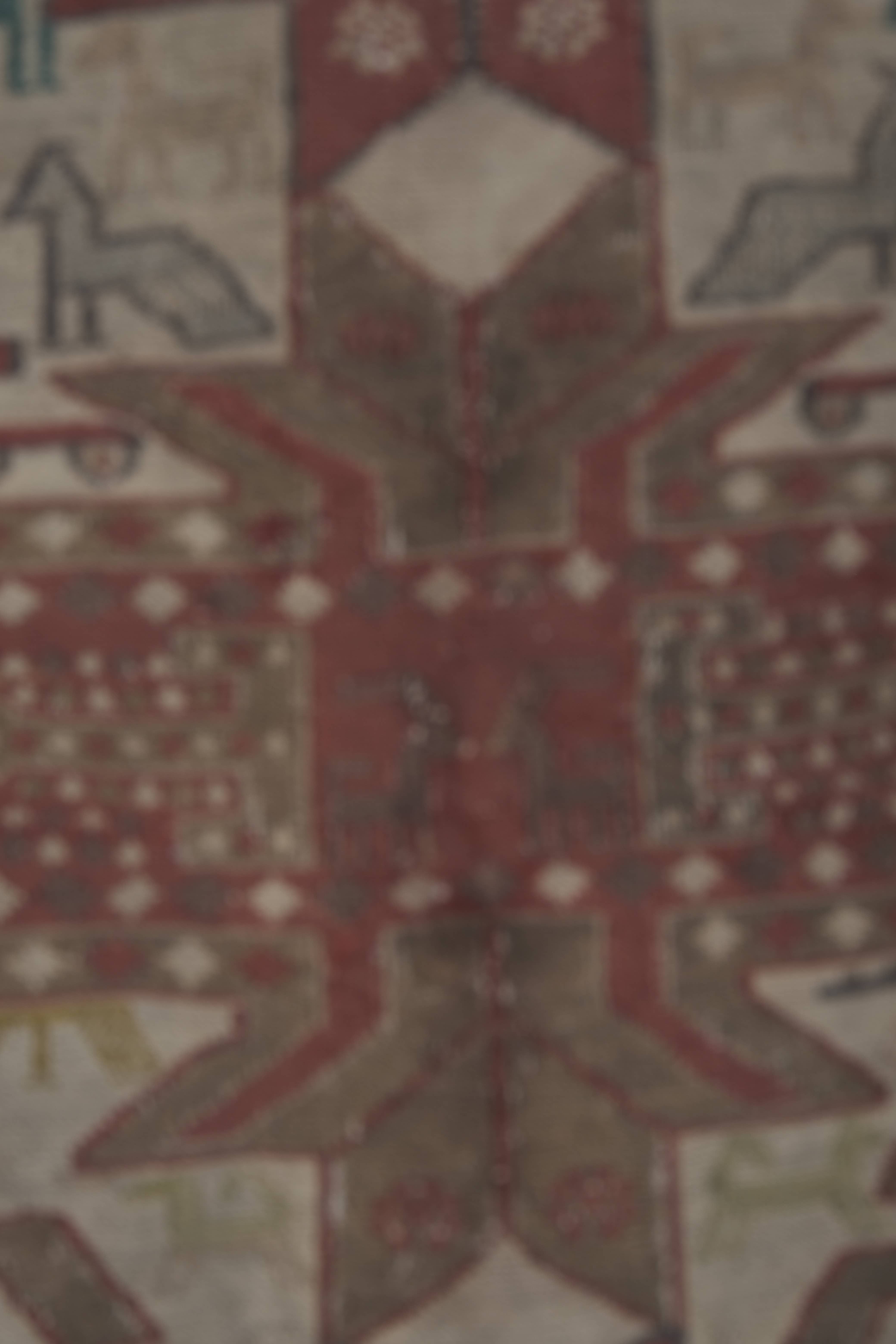 Vintage Turkish Kilim Rug 39'' x 56''