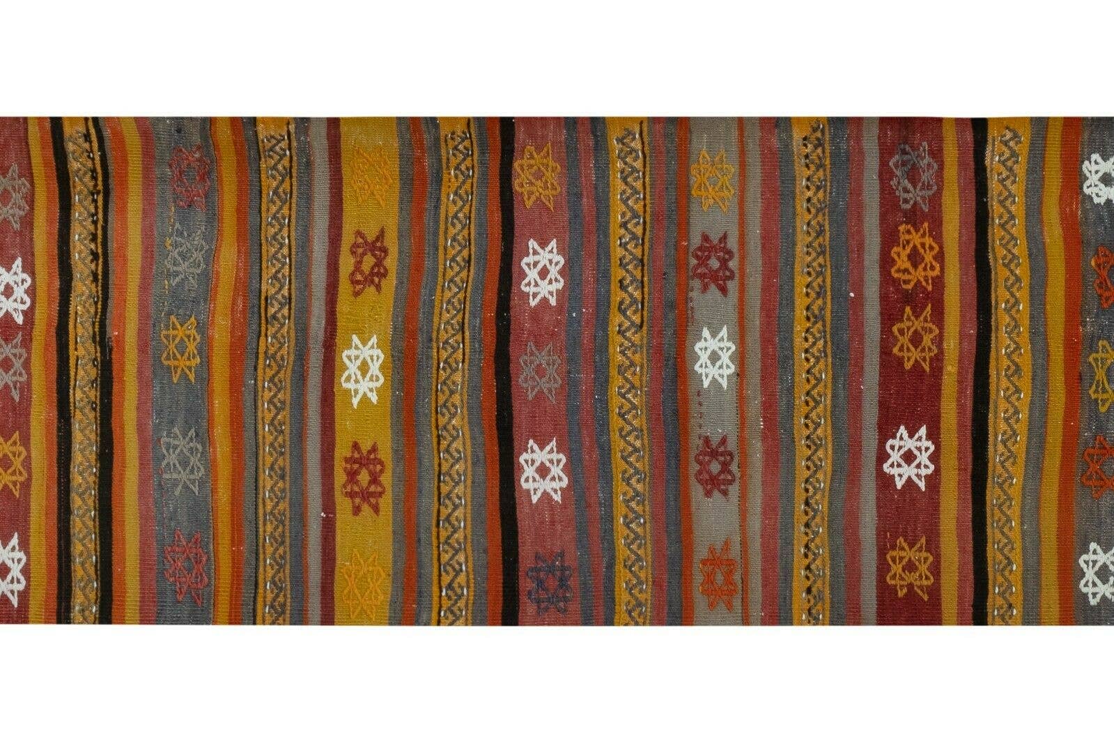 Vintage Kilim Runner 2'4'' x 9'