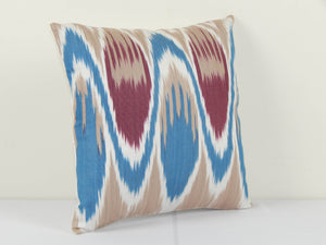 Silk Ikat Velvet Pillow Cover | 13'' x 13''
