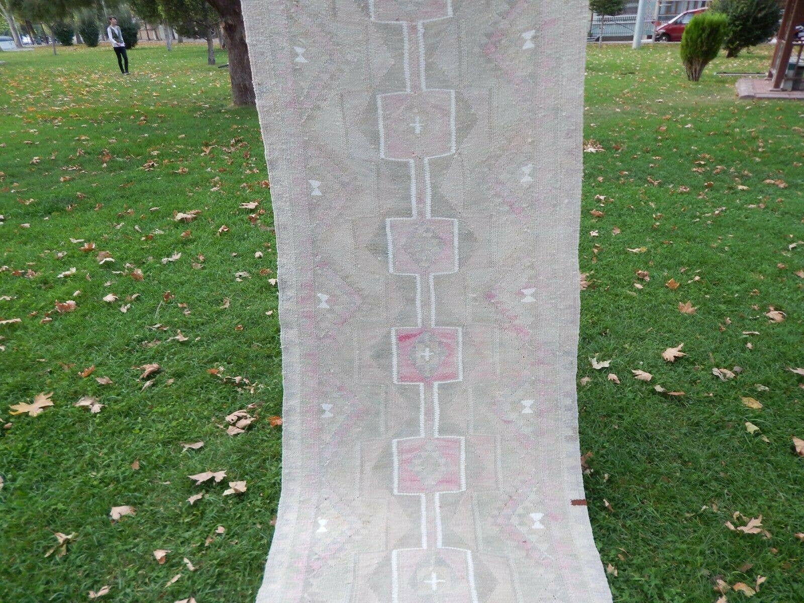 Vintage Herki Kilim Runner 2'11'' x 9'7''