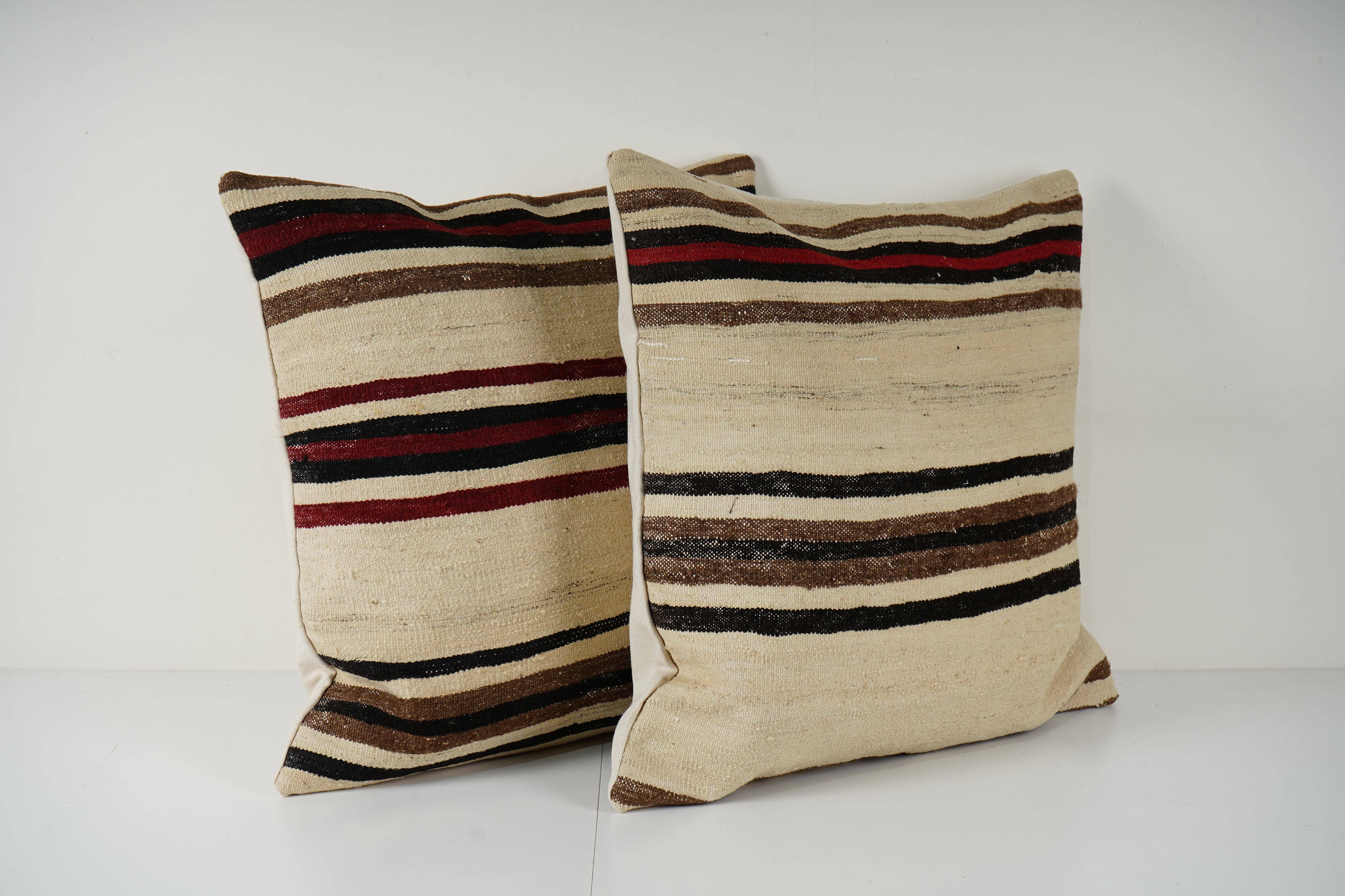 Kilim Pillow Cover Set of 2 | 24'' x 24''