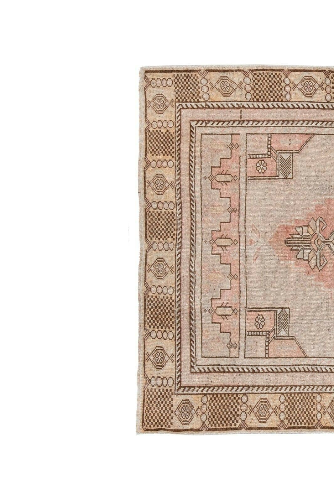Vintage Turkish Konya Rug 3'10'' x 7'5''