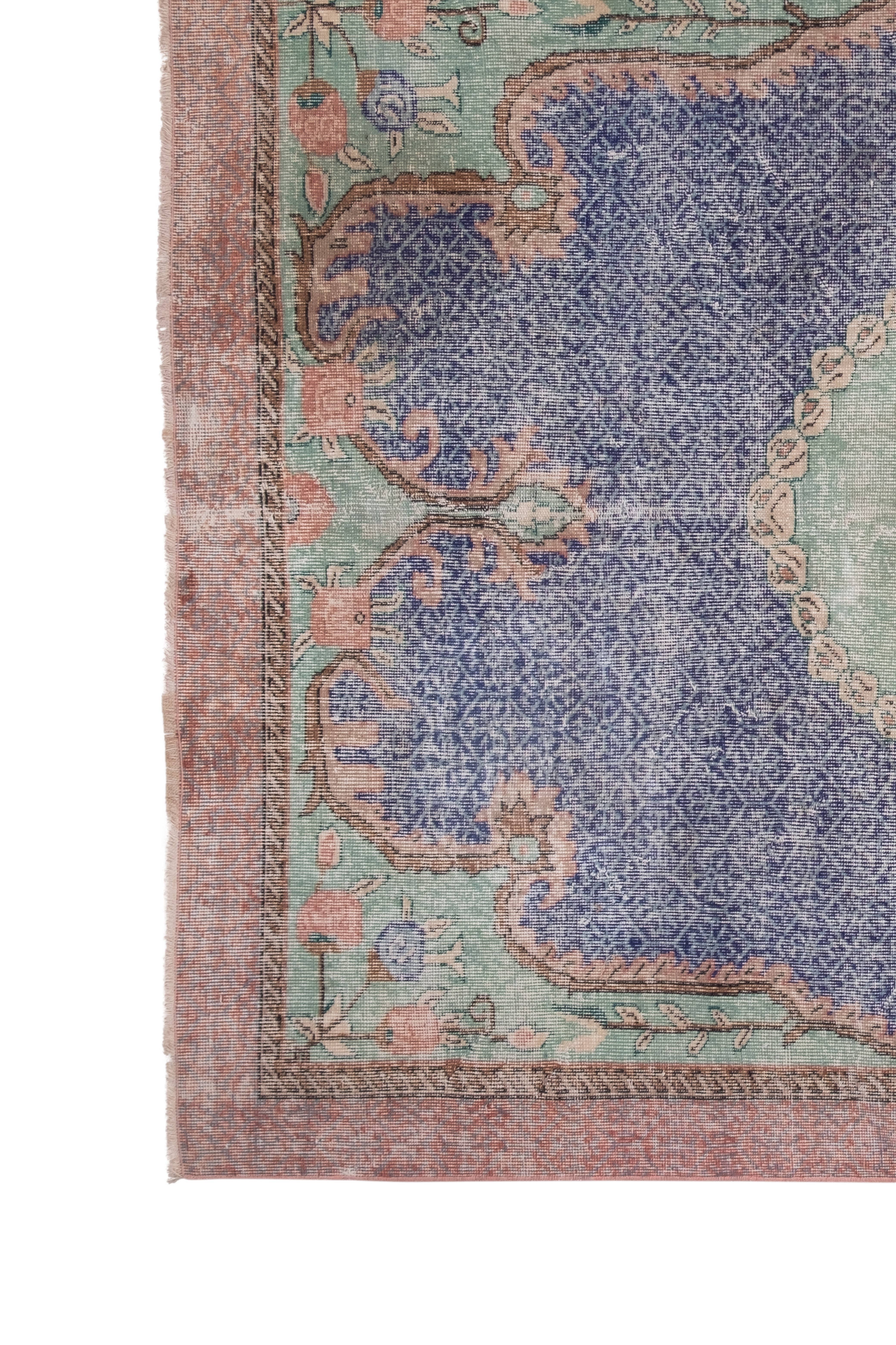 Vintage Oushak Rug 6'4'' x 10'