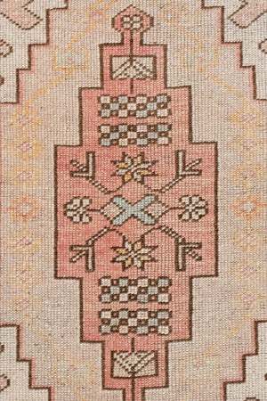 Vintage Turkish Konya Rug 3'10'' x 7'5''