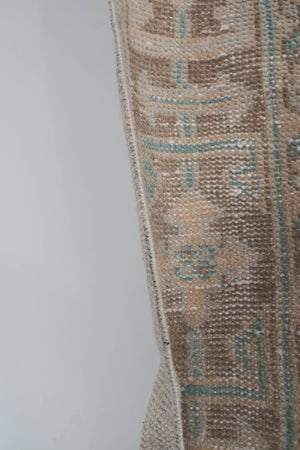 Vintage Turkish Anatolian Oushak Runner 2'6'' x 9'9''