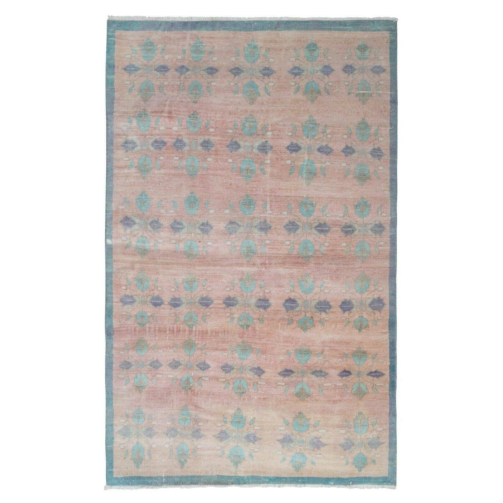 Vintage Oushak Rug 4'3'' x 6'8''