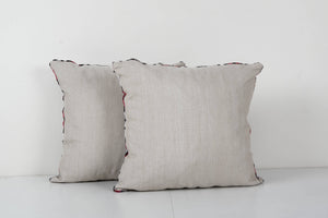 Silk Ikat Velvet Pillow Cover Set of 2 | 18'' x 19''
