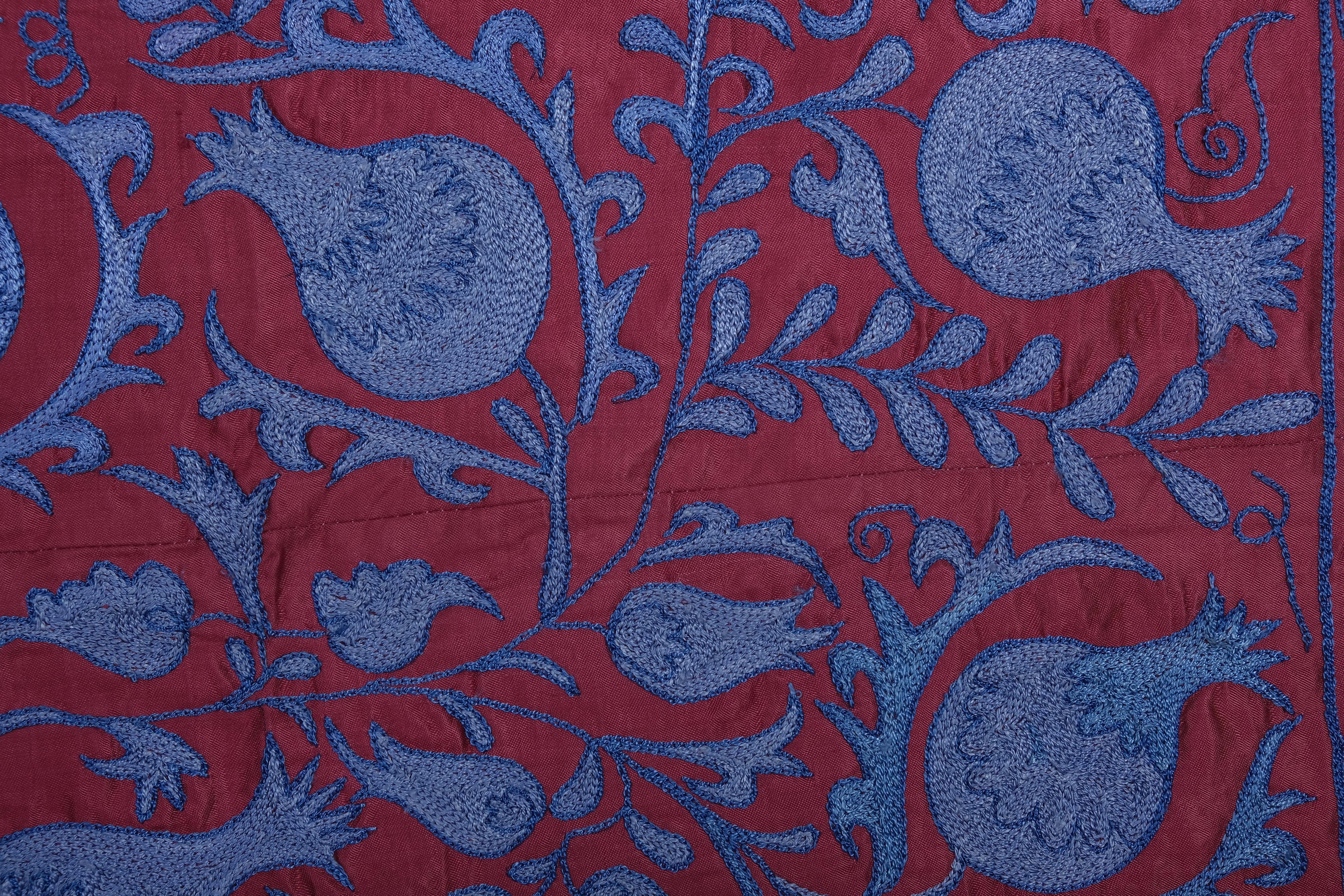 Silk Suzani Wall Hanging & Bedspread 3'1'' x 6'3''