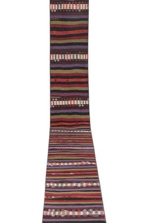 Vintage Kilim Runner 2' x 25'4''