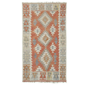 Vintage Turkish Kilim Rug 3'5'' x 5'7''