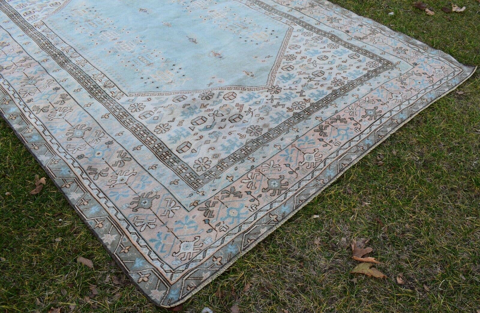 Vintage Oushak Rug 6'1'' x 8'8''
