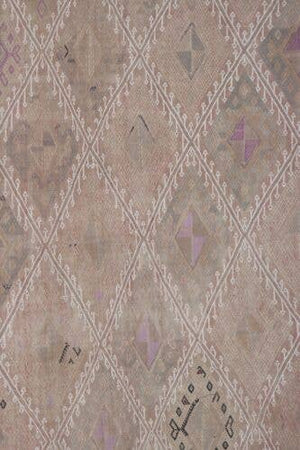 Vintage Turkish Kilim Rug 5'2'' x 7'3''