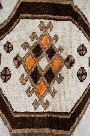 Vintage Herki Runner Rug 3'10'' x 12'1''