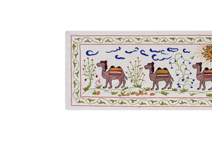 Camel Silk Suzani Wall Hanging & Bedspread 1'8'' x 6'3''