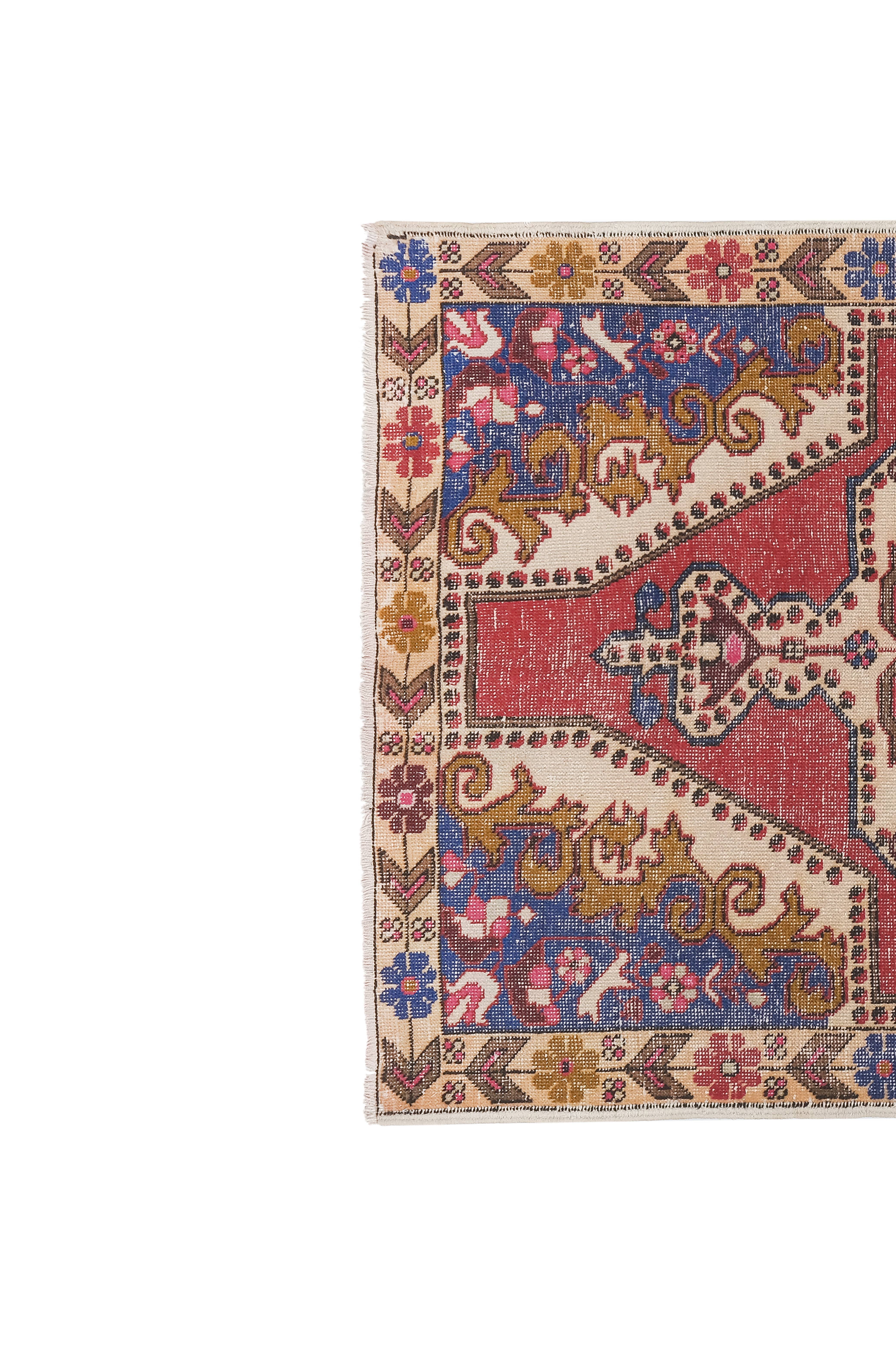 Vintage Turkish Rug 4'8'' x 7'1''