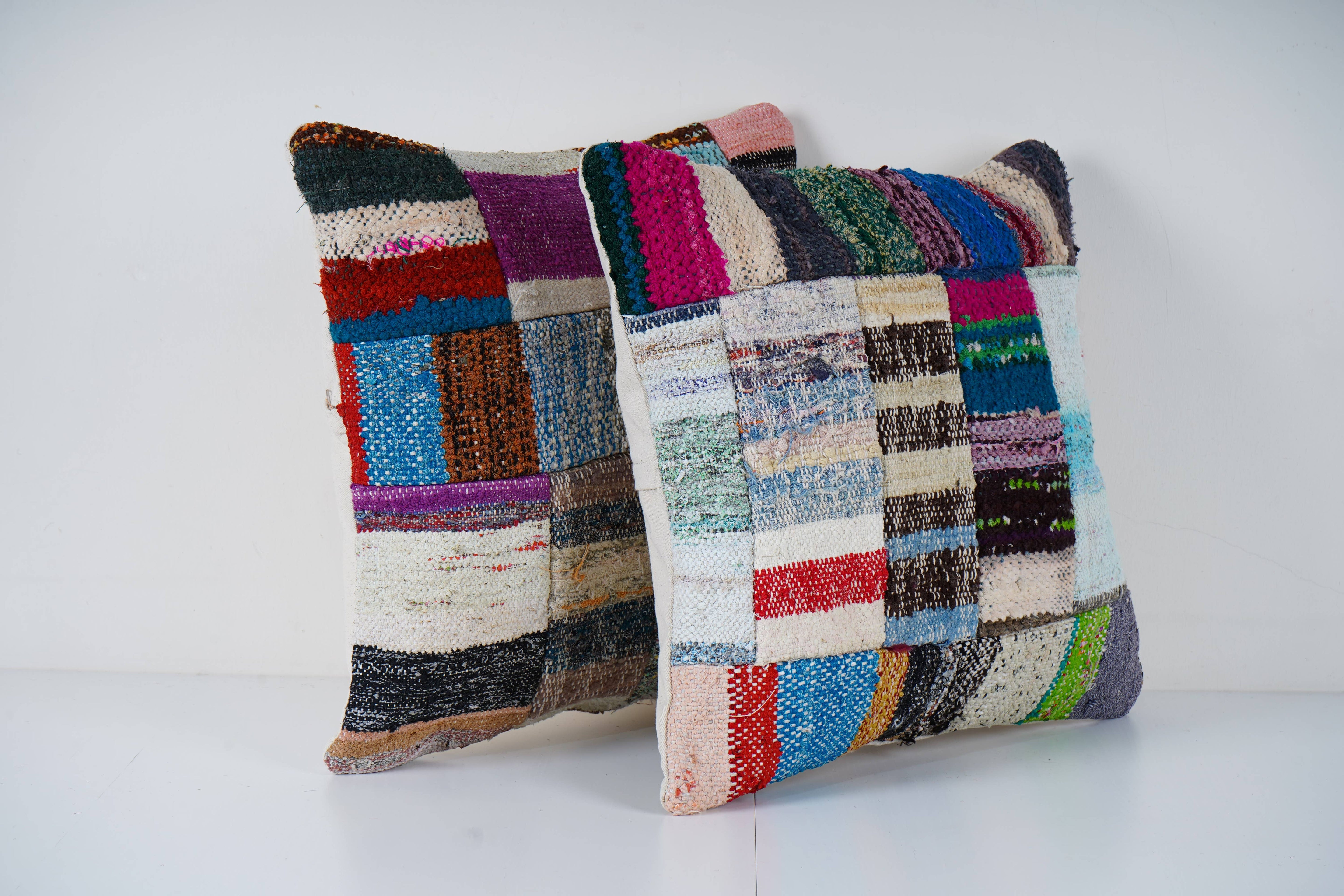 Rug Pillow Cover Set of 2 | 20'' x 20''