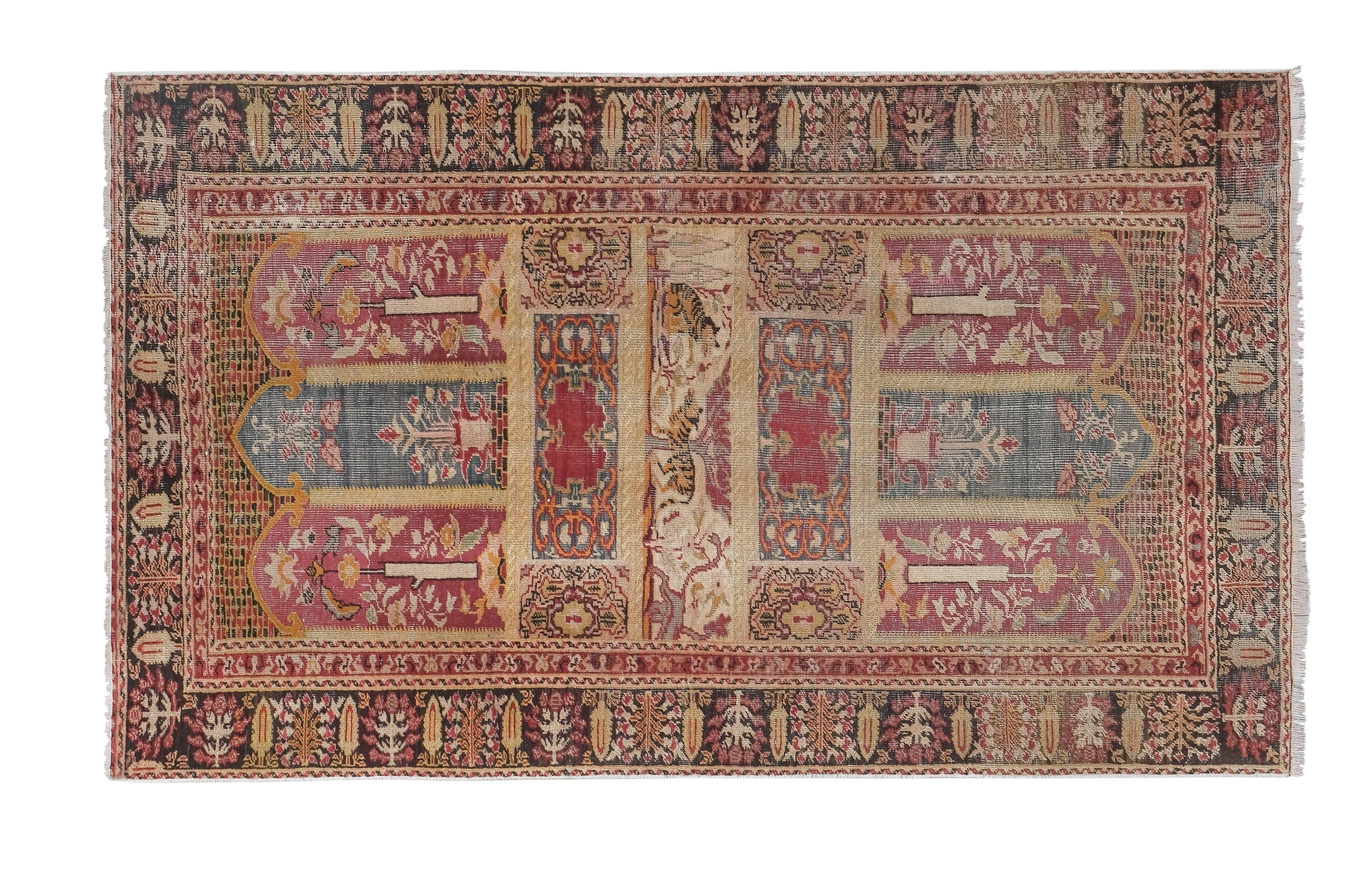 Vintage Turkish Rug 3'9'' x 6'