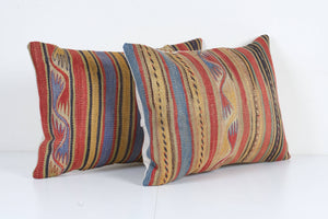 Kilim Pillow Cover Set of 2 | 16'' x 24''