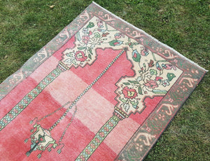 Vintage Oushak Rug 3'5'' x 5'4''