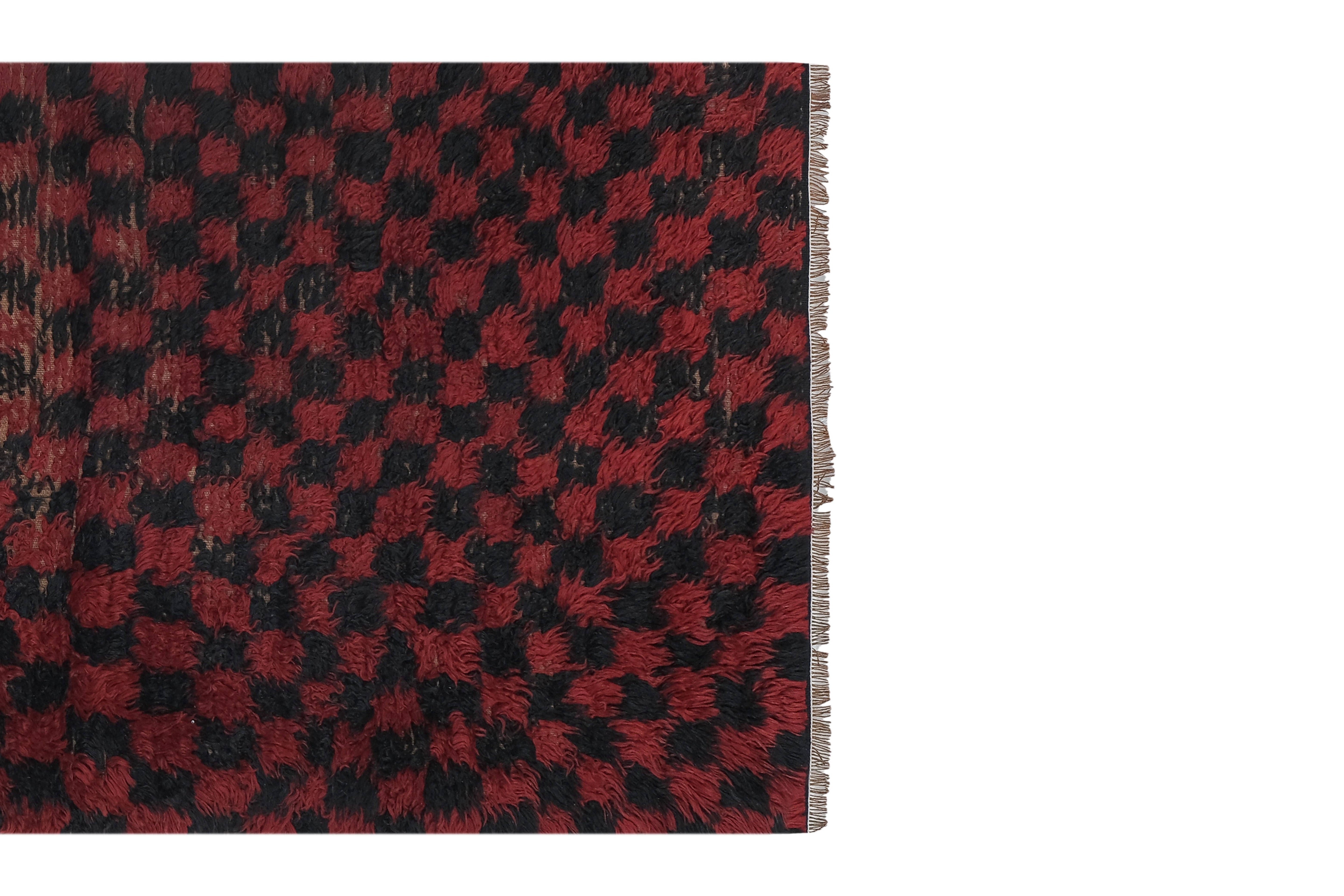 Vintage Turkish Tulu Rug 3'2'' x 6'4''
