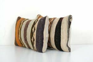 Kilim Pillow Cover Set of 2 | 12'' x 20''