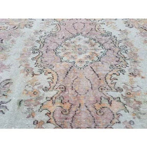 Vintage Oushak Rug 5'5'' x 8'10''