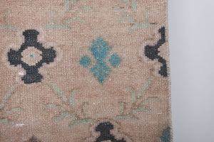 Vintage Turkish Runner Rug 1'10'' x 19'2''