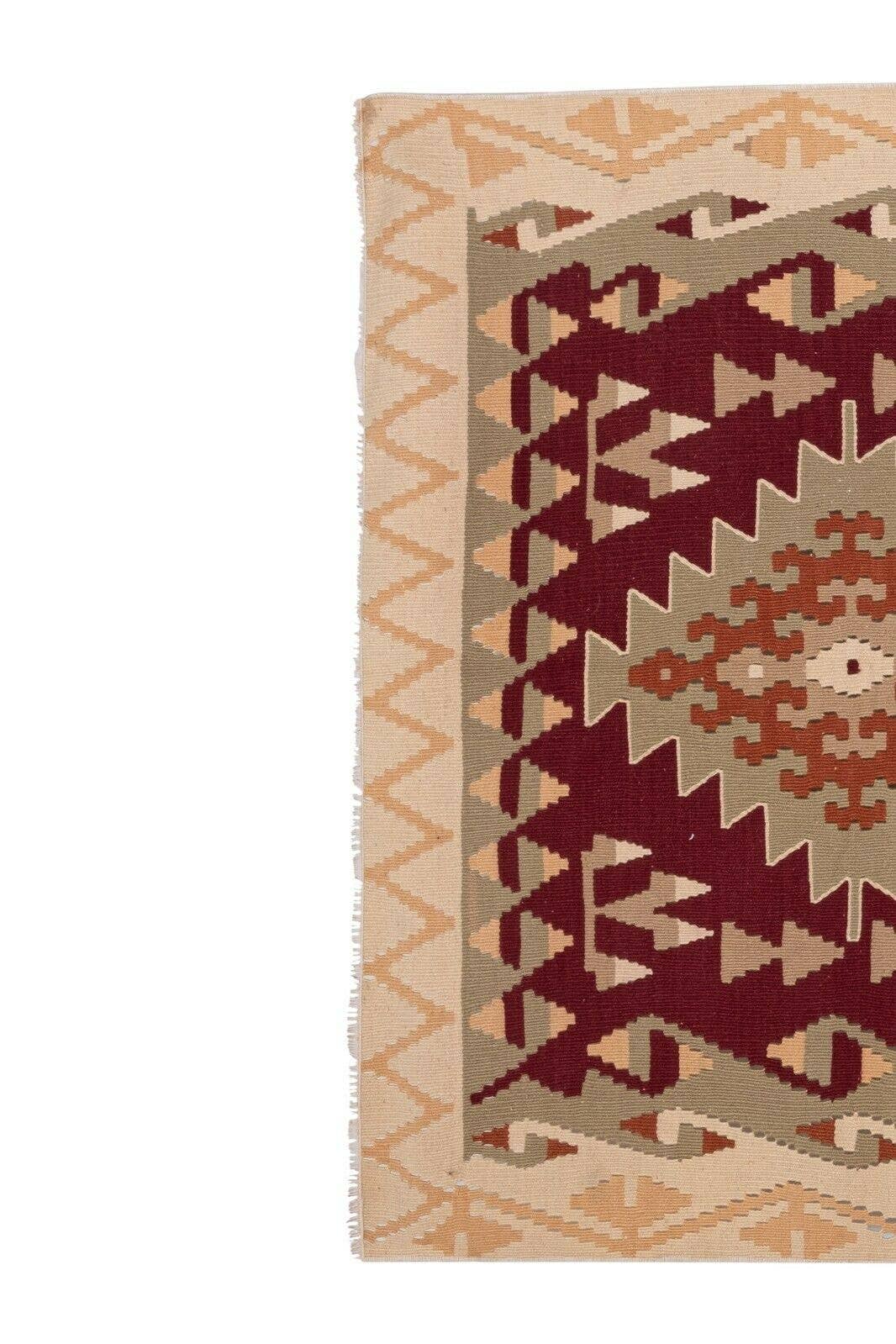 Vintage Kayseri Kilim Rug 4' x 7'5''