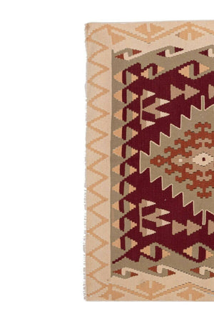 Vintage Kayseri Kilim Rug 4' x 7'5''