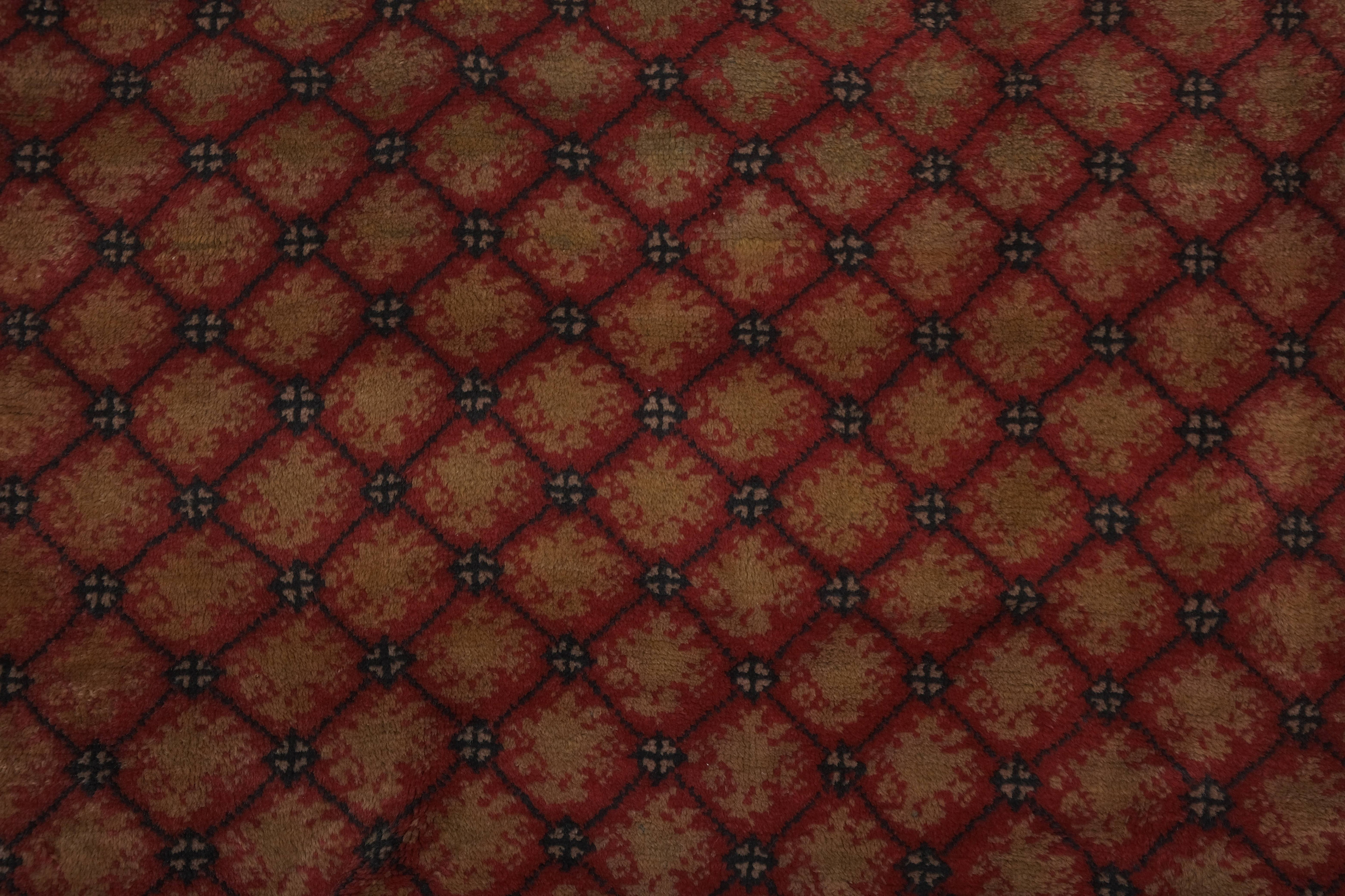 Vintage Turkish Tulu Rug 4'3'' x 5'7''