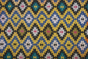Vintage Turkish Kilim Rug 6'6'' x 9'3''