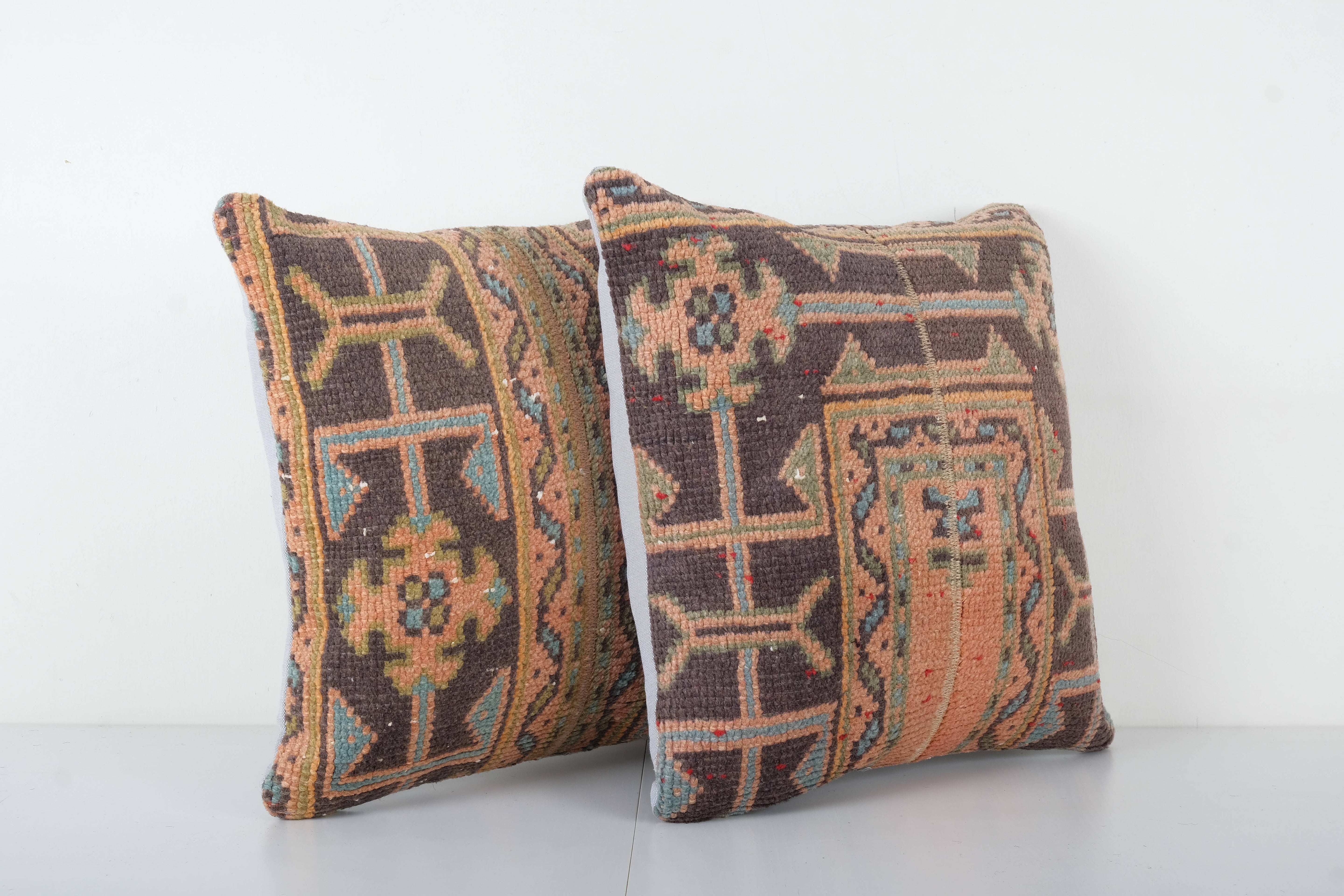 Rug Pillow Cover Set of 2 | 18'' x 18''