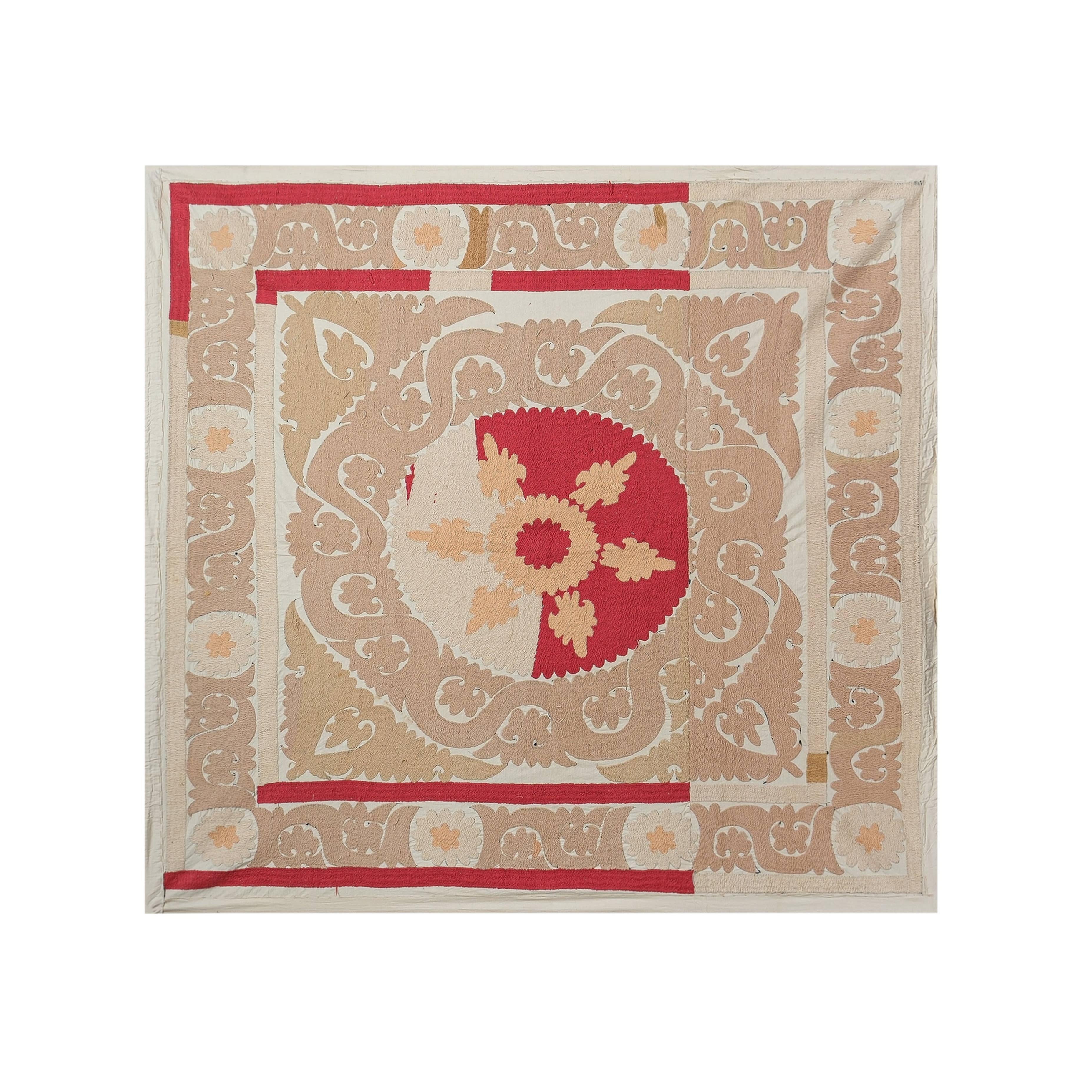 Suzani Wall Hanging & Tablecloth | 52'' x 55''